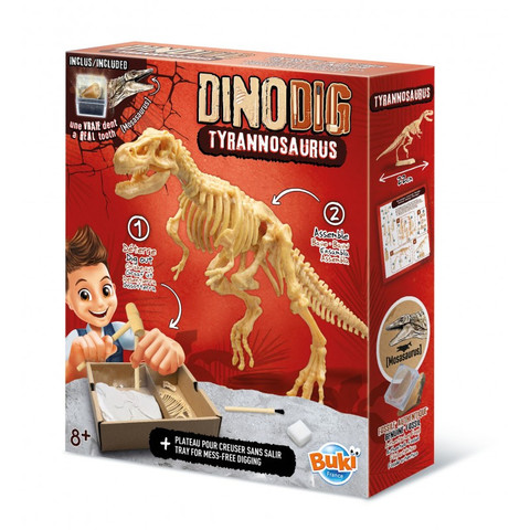 Dínó csontváz felfedező készlet T-Rex BUKI