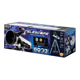 Teleszkóp tripod állvánnyal és 50 tevékenységgel BUKI