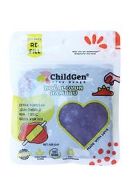 ChildGen 100% természetes gyurma visszazárható tasakban  125 gr, Lila
