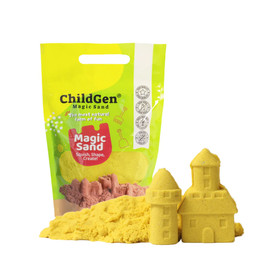 ChildGen kinetikus homokgyurma zacskóban 907 gr, Sárga