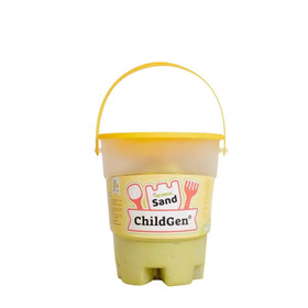 ChildGen kinetikus homokgyurma vödörben 500 gr, Sárga
