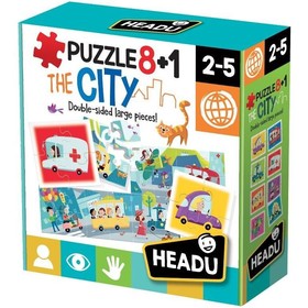 Puzzle 8+1 Város-Puzzle 8+1 City