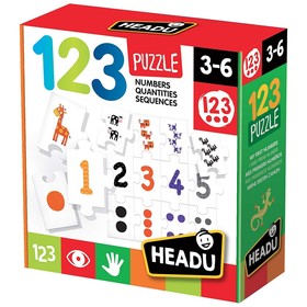 Fejlesztő puzzle-Számok és mennyiségek-122 Puzzle