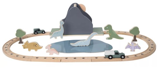 Fa játékkészlet autópályával, A dinoszauruszok világa Jabadabado