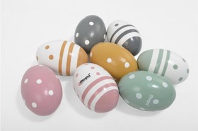 Fa tojás alakú maracas, pasztell színű, többféle Magni