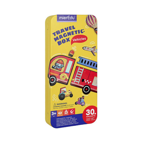 Mágneses puzzle játék, Járművek MierEdu