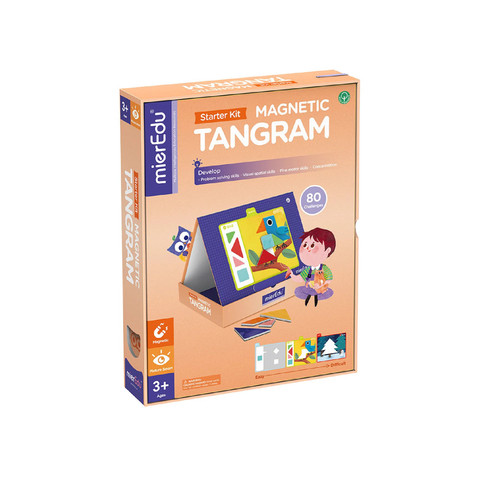 Tangram mágneses készlet kicsiknek MierEdu