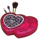 Szív alakú make up készlet kinyitható tálcákkal Nice Group