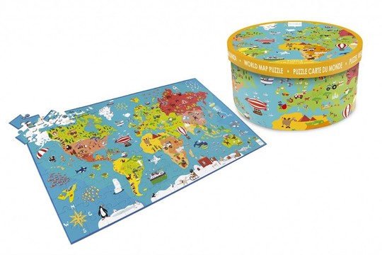 Villágtérkép XXL puzzle 150 db-os Scratch Europe
