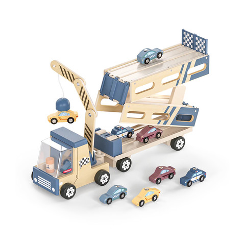 Montessori fa autó szállító transporter jármű TOPBRIGHT