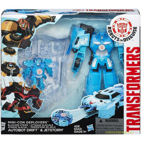 Transformers Mini-Con Deployers: Autobot Drift és Jetstorm - kék