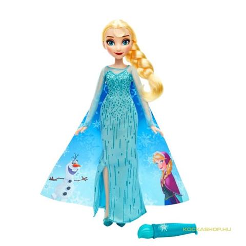 Disney hercegnők: Jégvarázs Elsa baba mágikus köpenyben