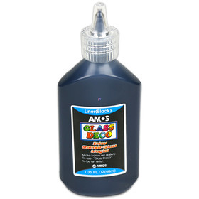 Amos fekete kontúr üvegfesték - 40 ml