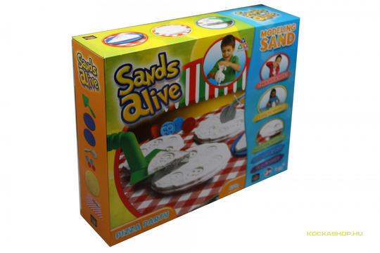 Sands Alive: modellező homok - pizza party, 675 g