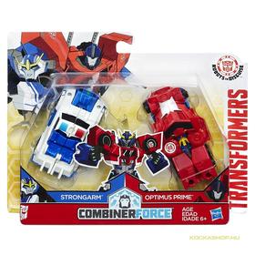 Transformers: Combiner Force - Strongarm és Optimus Prime akciófigura