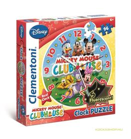 Clementoni: Mikiegér 96 darabos fluoreszkáló óra puzzle