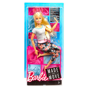 Barbie Mozgásra Tervezve: szőke hajú jóga Barbie