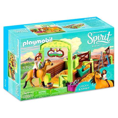 Playmobil 9478 - Szilaj: Lucky és Spirit istállóval