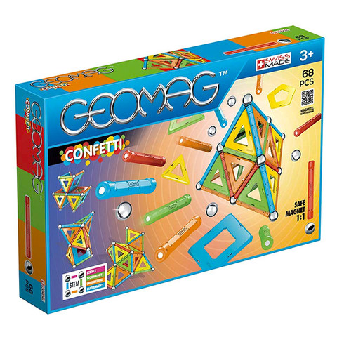 Geomag Confetti: 68 darabos készlet