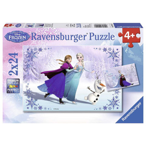 Ravensburger: Jégvarázs  2x24 darabos puzzle