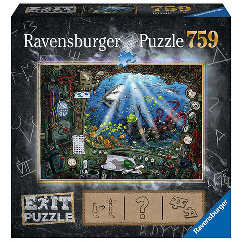 Ravensburger: Tengeralattjáró 759 darabos Exit Puzzle