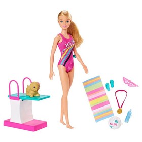  Barbie baba fürdőruhában kiegészítőkkel