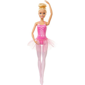 Barbie: Szőke hajú balerina baba pink tütüben