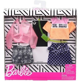 Barbie divat: Girl Squad nyári öltözék kiegészítőkkel