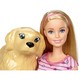 Barbie: Szőke hajú Barbie újszülőtt kutyusokkal