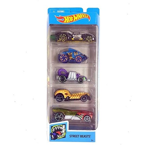 Hot Wheels: 5 darabos kisautó készlet - Street Beasts