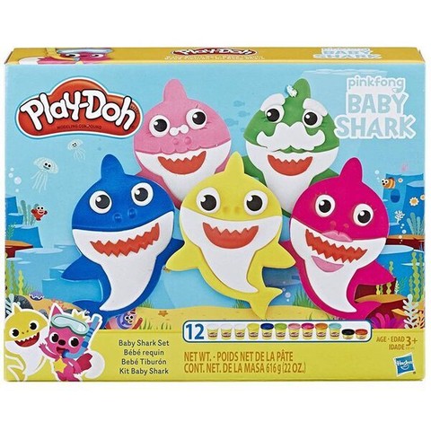 Play-Doh: Baby Shark gyurma szett