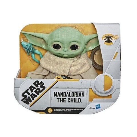 Star Wars: Baby Yoda beszélő plüss figura 