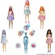 Barbie: Color Reveal meglepetés baba 7 db kiegészítővel