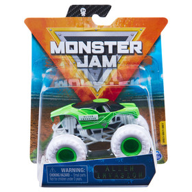 Monster Jam: Alien Invasion kisautó szilikon karkötővel