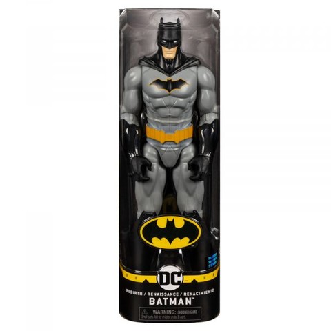 DC Batman: Batman akciófigura szürke-fekete ruhában - 30 cm