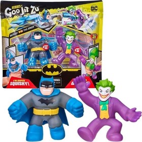 Goo Jit Zu: DC Super Heroes - Batman vs Joker nyújtható akciófigurák, 2 db-os szett