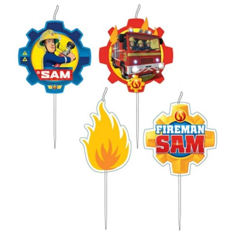Sam, a tűzoltó: Parti gyertya 4 darabos szett