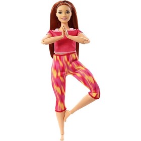 Barbie Mozgásra Tervezve: vörös hajú jóga Barbie