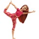 Barbie Mozgásra Tervezve: vörös hajú jóga Barbie
