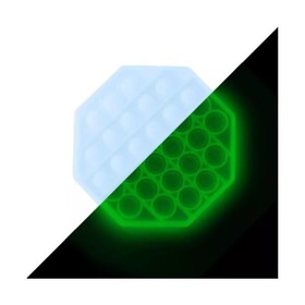 Foszforeszkálós Push Pop Bubble nyolcszög alakú stresszoldó - kétféle