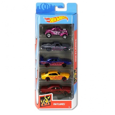 Hot Wheels: 5 darabos kisautó készlet - HW Flames