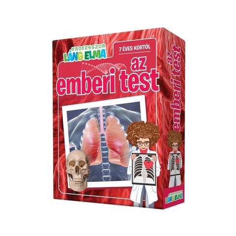 Professzor Láng Elma oktató kártyajáték - Az emberi test
