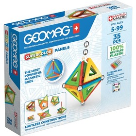Geomag Supercolor: Recycled - 35 darabos készlet
