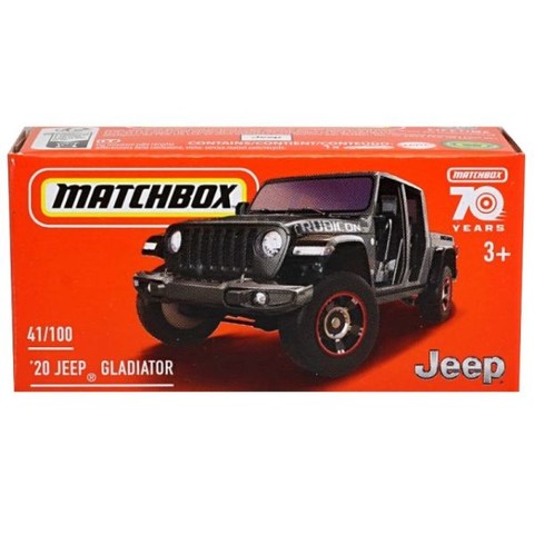 Matchbox: 20' Jeep Gladiator kisautó