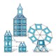 Geomag Pro-L: 174 darabos készlet - Skyline New York