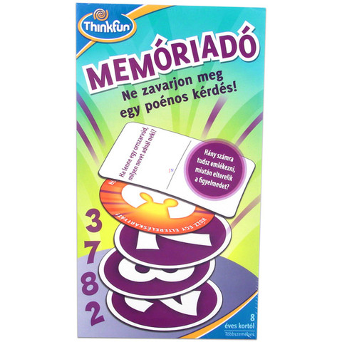 MemóRiadó társasjáték
