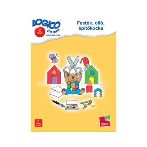 Logico Primo feladatkártyák - Festék, olló, építőkocka