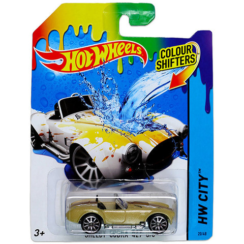 Hot Wheels City: színváltós Shelby Cobra 427 SC kisautó