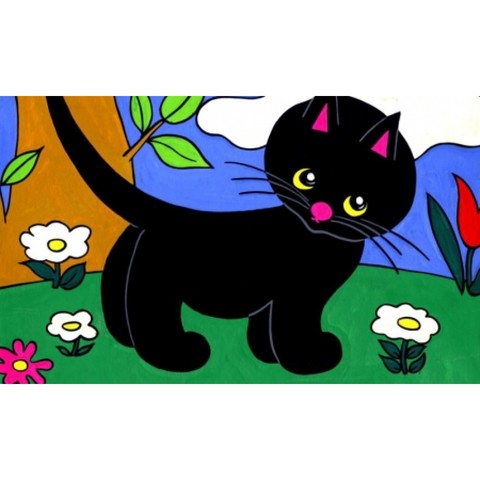 Cikicakk, a fekete cica diafilm