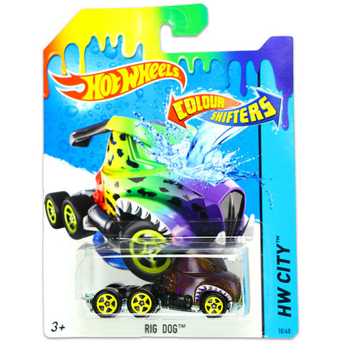 Hot Wheels City: színváltós Rig Dog kisautó